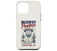Joshua Tree CA USA Funny Meowdy Pawtner Cat Design Case for iPhone 12 Pro Max