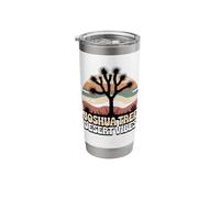 Joshua Tree Desert Vibes Sunset Landscape Art Stainless Steel Insulated Tumbler