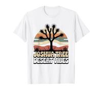 Joshua Tree Desert Vibes Sunset Landscape Art T-Shirt