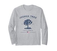 Joshua Tree National Park California USA American Flag Long Sleeve T-Shirt