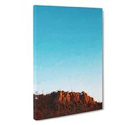 Joshua Tree National Park Canvas Print | Gallery Wrapped 30mm Frame Wall Art | 30x20 inches | Ready to Hang | Modern Landscape Picture | Living Room Bedroom Lounge Office