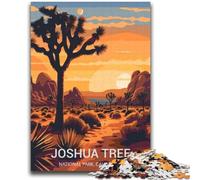 Joshua Tree National Park Jigsaw Puzzles for Teenagers 1000 Piece,Educational Games Home Decoration Artists Collection,Fine Art (38x52cm)