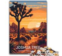 Joshua Tree National Park Puzzles for Adults And Teenagers,Challenging To Complete But Fun And Humorous Birthday Present,Gifts,Wall Art (50x75cm)