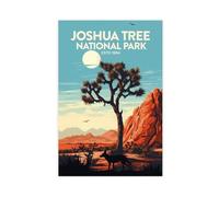 Joshua Tree National Park Travel California Canvas Poster Bedroom Decor Landscape Office Room Decor Gift 24x36inch(60x90cm)