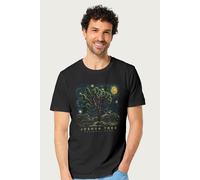 Joshua Tree Oil On Canvas Style T-Shirt US National Parks Black XXL