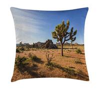 Joshua Tree Standing Alone By Giant Rocks National Park View Art Cushion Cover Decor Throw Pillow Case Personalized Cushion Covers For Sofa Chair Sofa Christmas 45X45Cm