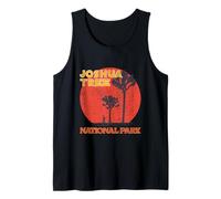 Joshua Trees in Desert Sunset Vintage National Park Travel Tank Top