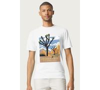 Joshua Trees In The Distance T-Shirt US National Parks White XXL