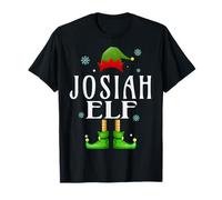 Josiah Elf Xmas Funny Men's Family Matching Christmas Josiah T-Shirt