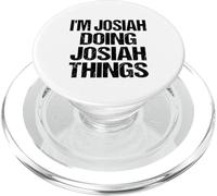 Josiah Personalized First Name Funny Quote Vintage Look PopSockets PopGrip for MagSafe