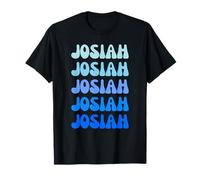 Josiah Retro Name Stack Design T-Shirt