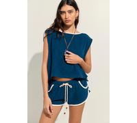 Josie Short Set by free-est at Free People in Poseidon, Size: XS - female