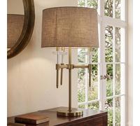 Josie Table Lamp - Round - Brushed Gold - Metal