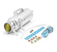Joskeijky 1 Set Collection Tank Racing Universal Radiator Alloy Coolant Swirl Pot Breather Air Separator Tank