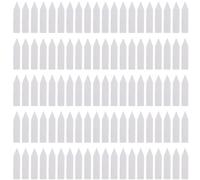 Joskeijky 100 Pcs Reusable PVC Plant Tag Label Tree Fruit Seedling Garden Flowerpot Plastic Label Sign Sorting Tool