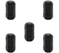 Joskeijky 5 Pcs Clip On Noise Suppressor 3.5mm Cable Ferrite Core Filters