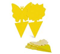 Joskeijky Fruit Fly Trap,Fruit Fly Traps for Kitchen,Fruit Fly Trap Indoor/Outdoor Use(12 Pack),Gnat Trap Indoor,Dual-Sided Yellow