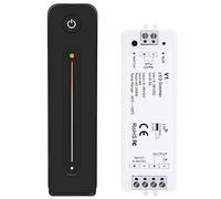 Joskeijky LED Dimmer 12V 5V 24V 36V 8A PWM Wireless RF Switch with 2.4G Brightness Adjustment Contact Remote for Led Single Color Strip
