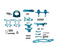 Joskeijky Metal Modification Accessory Kit Suspension Arms Steering Knuckle for TT02 TT-02 1/10 RC Car Upgrade Parts