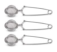 Joskeijky Tea Strainer, 3 Pack Premium Stainless Steel Tea Strainer with Handle for Loose Leaf Tea Fine Mesh Tea Balls Filter