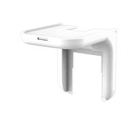 Joskeijky Wall Socket Rack No Punching Required Suitable for Smart Audio Brackets Bathroom Storage Organizer White