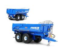 Joskin Dump Trailer Trans / KTP 22/50 Blue Version 1:32 Model 6818