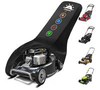 JosMega Push Lawn Mower Cover | 800D Heavy Duty Oxford | Double Needle Stitching | PU Waterproof | Back Seam Tape | Outdoor Windproof | Adjustable Webbing Buckle | Bottom Elastic Band | (Push)