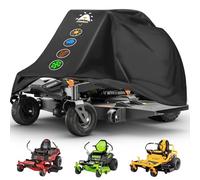 JosMega Zero Turn Lawn Mower Cover | 800D Heavy Duty Oxford | Double Needle Stitching | PU Waterproof | Back Seam Tape | Outdoor Windproof | Adjustable Webbing Buckle | Bottom Elastic Band | (Zero)