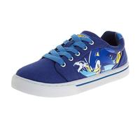 Josmo Sonic The Hedgehog Teenage Mutant Ninja Turtles Slipon Athletic Tennis Trainers Kids Size 11-13 Little Kid 1-4, blue, 1 UK Child