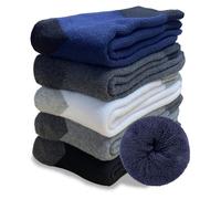 Josnown Thermal Socks for Men 5 Pairs Soft & Cozy Thick Warm Winter Socks