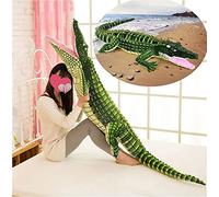JOSON 165cm Long Oversized Ferocious Stuffed Animal Plush Toy Alligator Simulation Crocodile