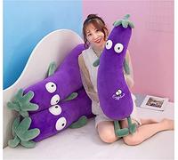 JOSON Purple Large Simulation Mr. Eggplant Doll Sleeping Pillow Doll,Plush Toy Cushion (27 inch)