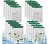 Josramt Medium Filter Cartridge Replacement for Tetra Whisper Bio-Bag Filters Cartridges, 16 PCS Fish Tank Filters Compatible with Tetra Whisper Filters 10i / IQ10 / PF10 and TetraFauna ReptoFilter