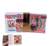 Joss Money, Ancestor Offering , Symbolic Sacrificial Design and Lightweight Burnable Sheets, Traditional Chinese Spirit Money for Spiritual Connection Fortune