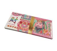 Joss Paper - Ancestor Money for Funeral - Set of 100 Traditional 1-Million Joss Paper for Ghost Festival, Temple, Ceremony, Cultural Tradition, Grave Sweeping