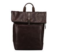 Jost Glasgow Daypack RFID protection Genuine Leather 42 cm Laptop compartment brown