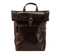 Jost Lund Business backpack Leather 44 cm Laptop compartment brown