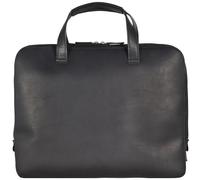 Jost Futura briefcase leather 38 cm laptop compartment black
