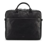 Jost Glasgow Briefcase Genuine Leather 37 cm Laptop compartment black