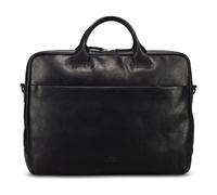 Jost Glasgow Briefcase Genuine Leather 40 cm Laptop compartment black