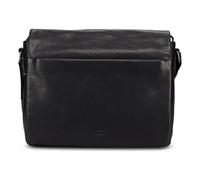 Jost Glasgow Briefcase RFID protection Genuine Leather 34 cm Laptop compartment black