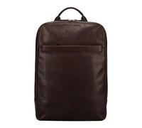 Jost laptop backpack with laptop compartment Glasgow Business Backpack 2C Brown dark brown