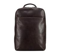 Jost laptop backpack with laptop compartment London Business Backpack 2C. Brown dark brown