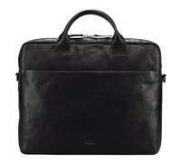 Jost laptop bag cross body bag with laptop compartment Glasgow Business Bag 1C Black