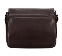 Jost London Messenger Genuine Leather 34 cm Laptop compartment brown