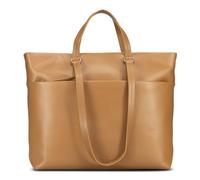 Jost Leather business bag shopper bag with laptop compartment Arva Business Shopper Toffee brown