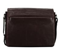 Jost Glasgow Briefcase RFID protection Genuine Leather 34 cm Laptop compartment brown