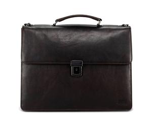 Jost London Briefcase Genuine Leather 40 cm Laptop compartment brown