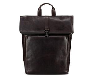 Jost London Daypack Genuine Leather 44 cm Laptop compartment brown
