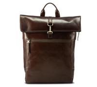 Jost Skagen Business backpack Leather 44 cm Laptop compartment brown